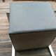 Gray skai chrome design armchair