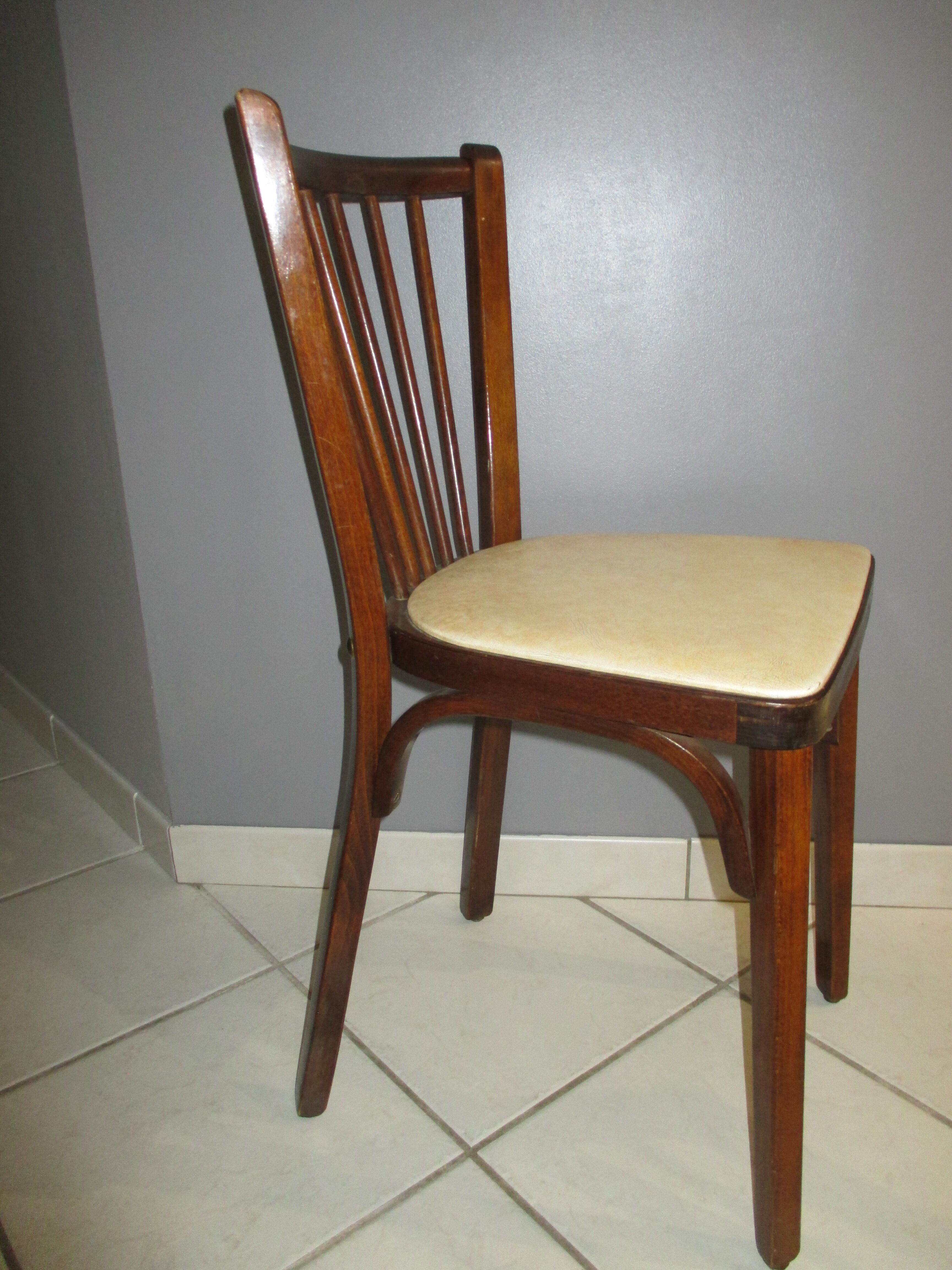 Chaises de bistrot Baumann 1968