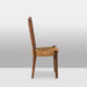 Ensemble de 8 chaises paillées en chêne. Années 1950.