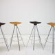 Set of Four Beech Jamaica Bar Stools by Pepe Cortés, 1990s
