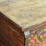 Folk art wedding chest, circa 1870