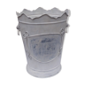 Vintage tin flower pot bucket