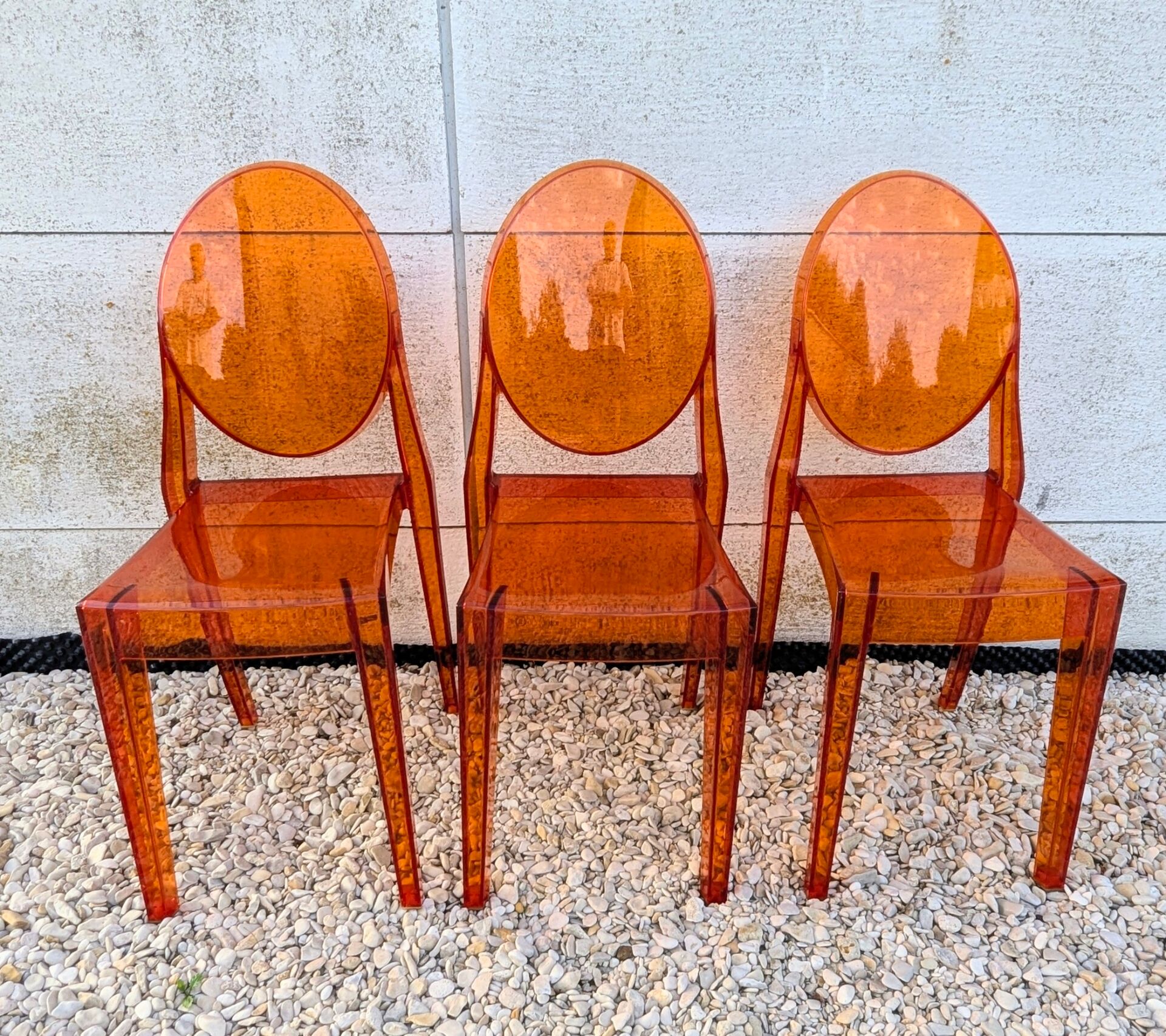 chaises Ghost Kartell design  Starck