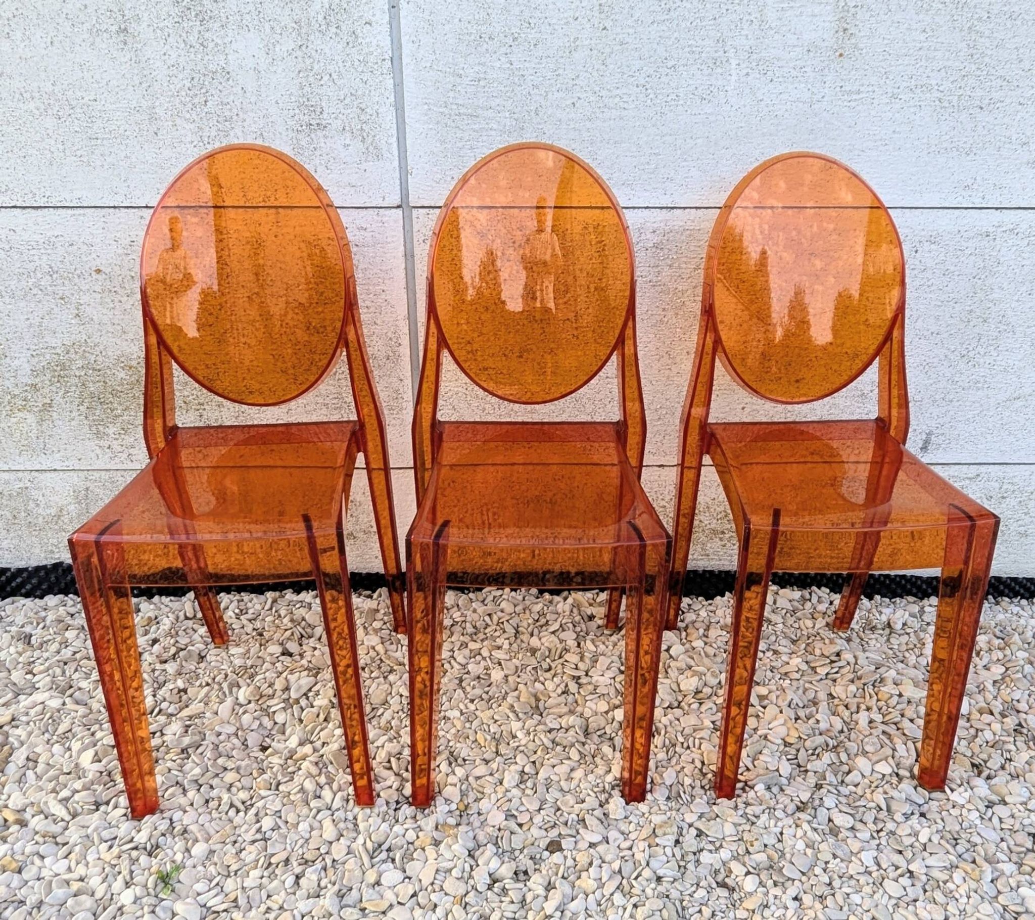 Ghost chairs Kartell design Starck