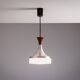 Sölken Leuchten pendant in aluminium and wood
