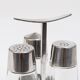 Set of condiments Marianne Denzel salt and pepper, Berndorf, Austria, 1960s