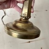 Old 50s "shell" desk lamp, vintage lighting