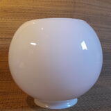 Open globe 20cm in old white glass for suspension lamp