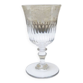 Antique xl stemmed glass – floral decor