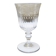 Ancien verre à pied xl – décor floral
