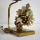 Brass coral table lamp, 1970s