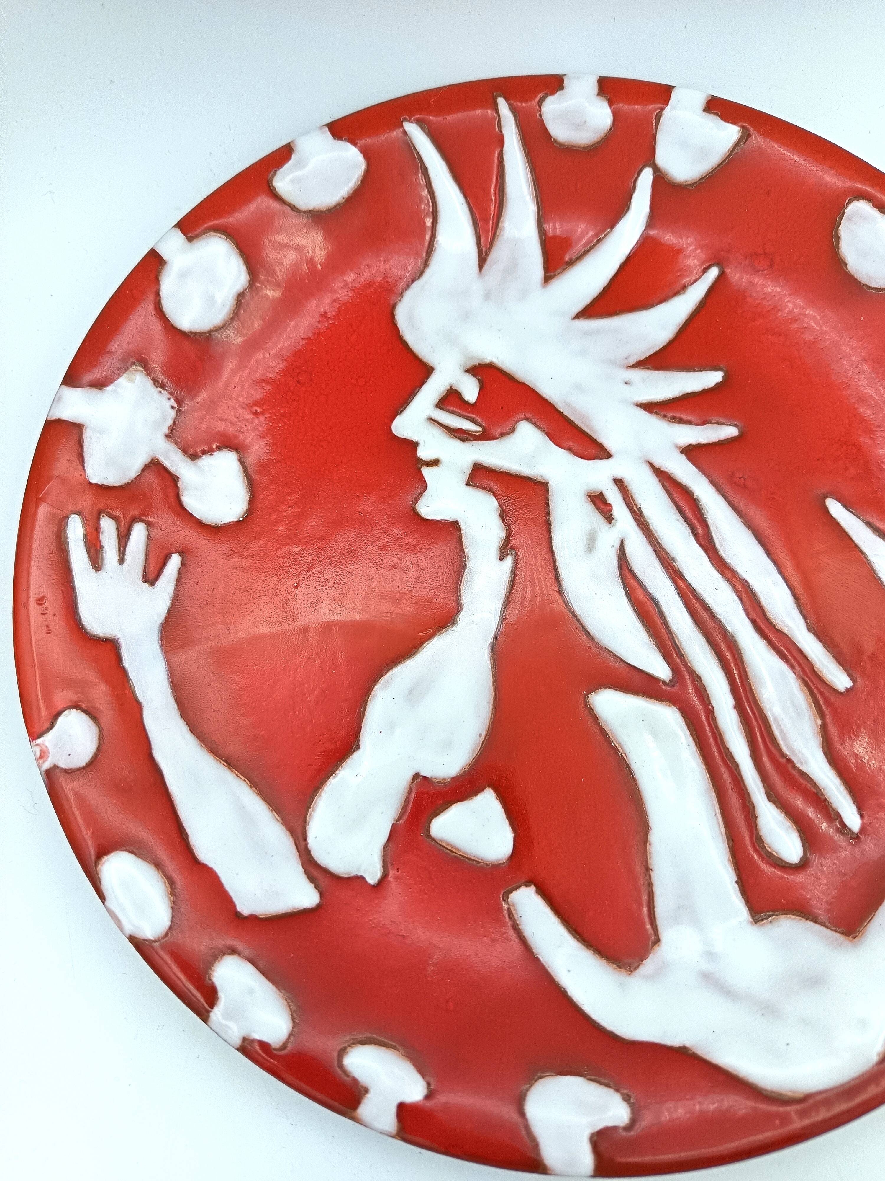 Ceramic plate by Jean Lurçat