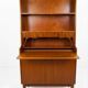 Vintage teak secretary bookcase from the 1960s.