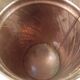 Copper office trash can