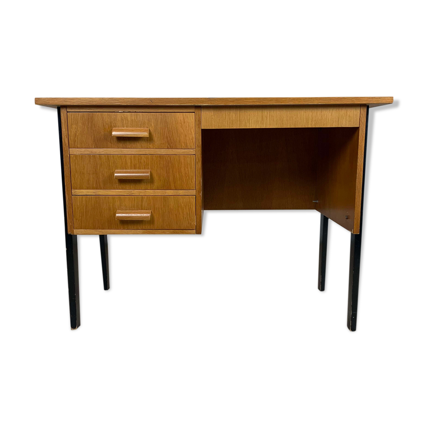 Vintage wooden desk, 60s