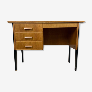 Bureau vintage en bois années 60