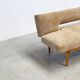 1970's German wooden sofa / daybed