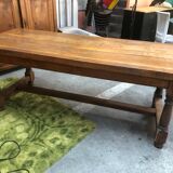 Old farmhouse table in solid oak