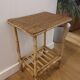 Rattan side table