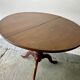English antique Georgian oak tilt-top tripod base table