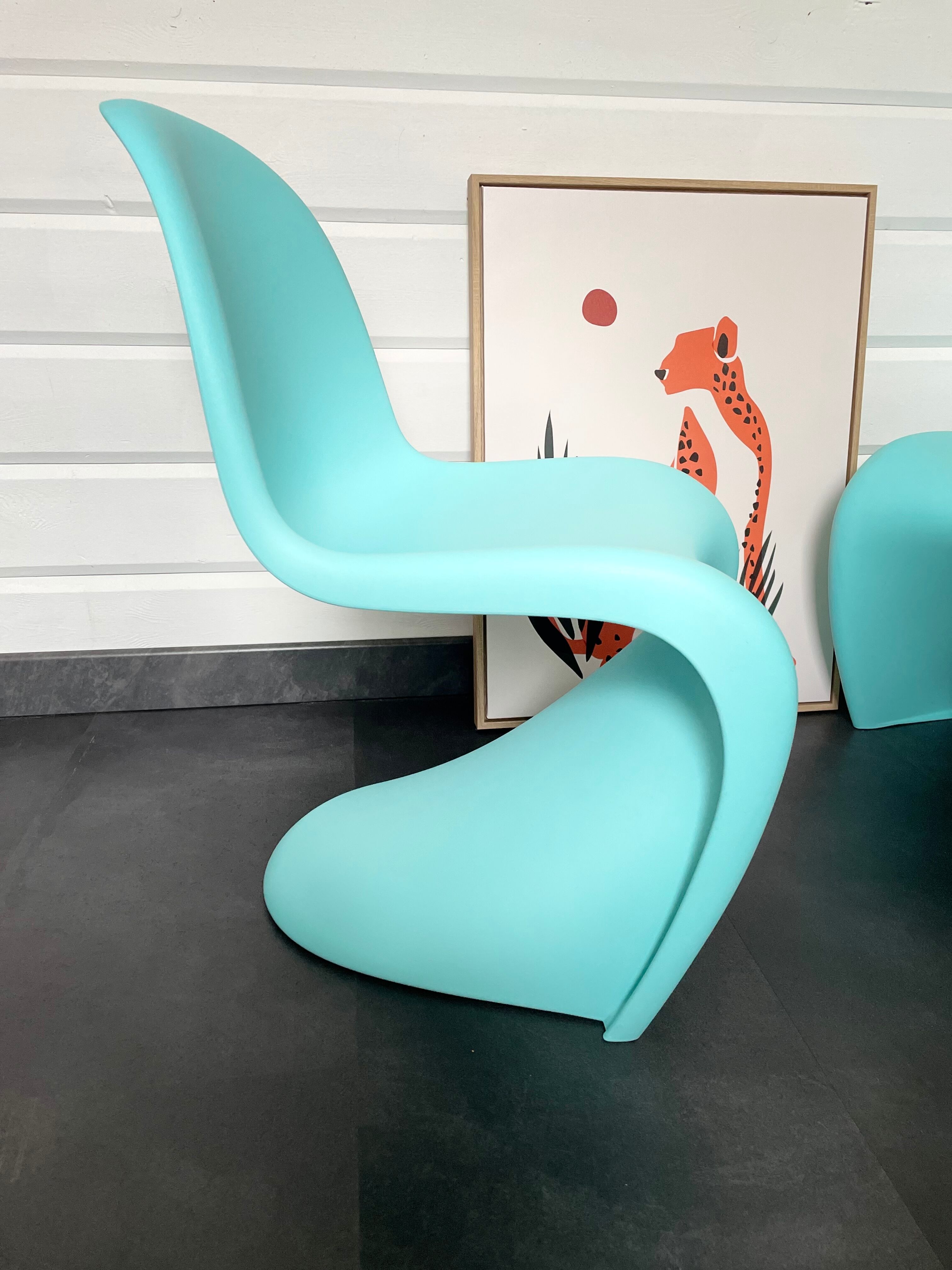 Panton Junior, turquoise children's chair Vitra