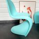 Chaise pour enfant turquoise de Verner Panton, Vitra
