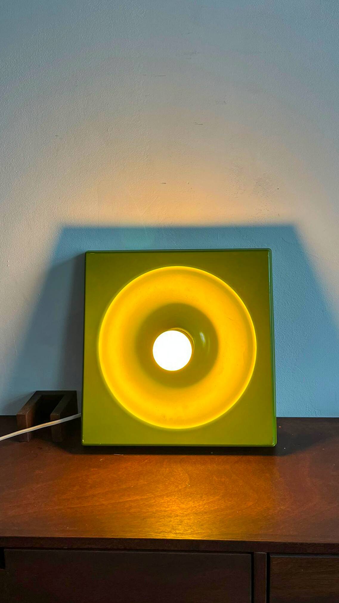 Quadro wall light from the 70s by Jürgen Lange for Schönbuch