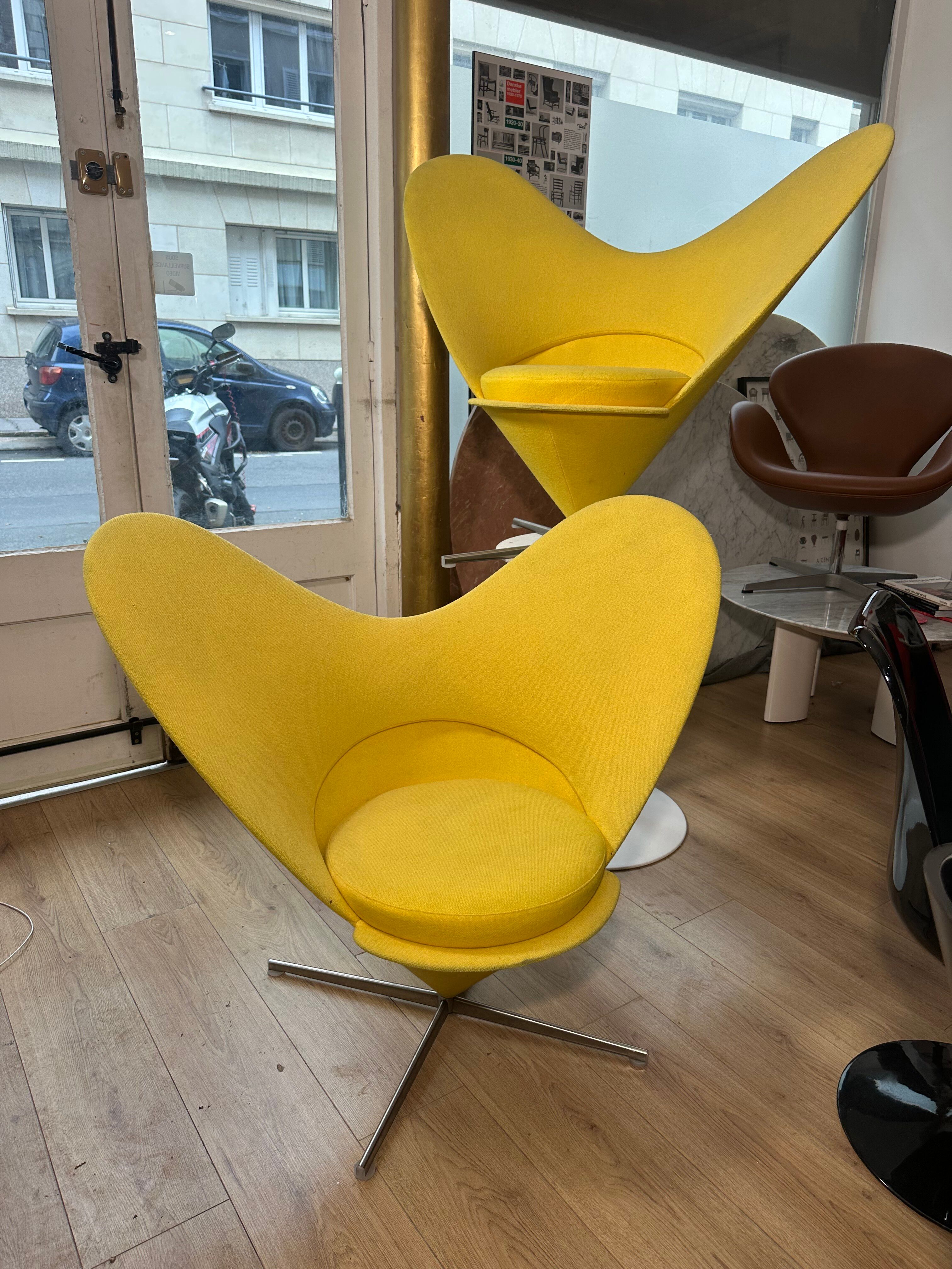 Heart cone chair Verner Panton for Vitra