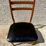 Set of 4 Scandinavian style teak chairs