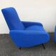 Fauteuils bleus Design années 60 vintage
