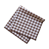 MONOPRIX - Serviette marron vichy