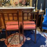 Paire de chaises en palissandre XIXe Napoléon III