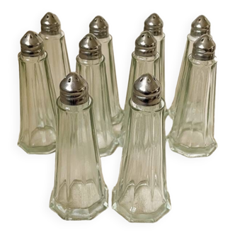 Glass Salt and Pepper Shakers