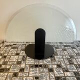 Black and smoked frosted mood lamp