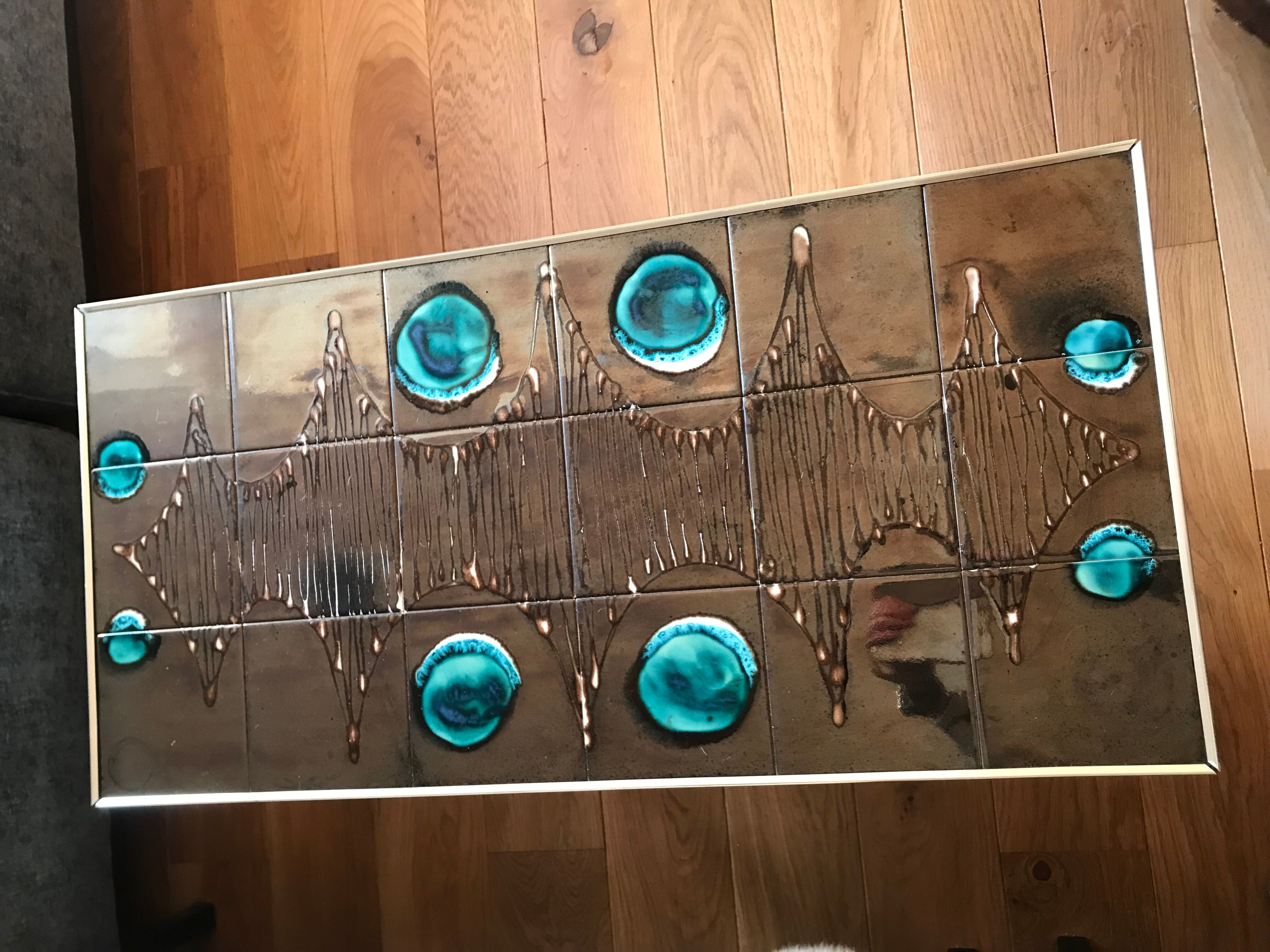 Vintage ceramic table