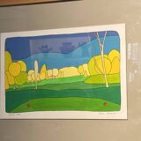 Tableau Arbre Jaune Pierre Wittmann