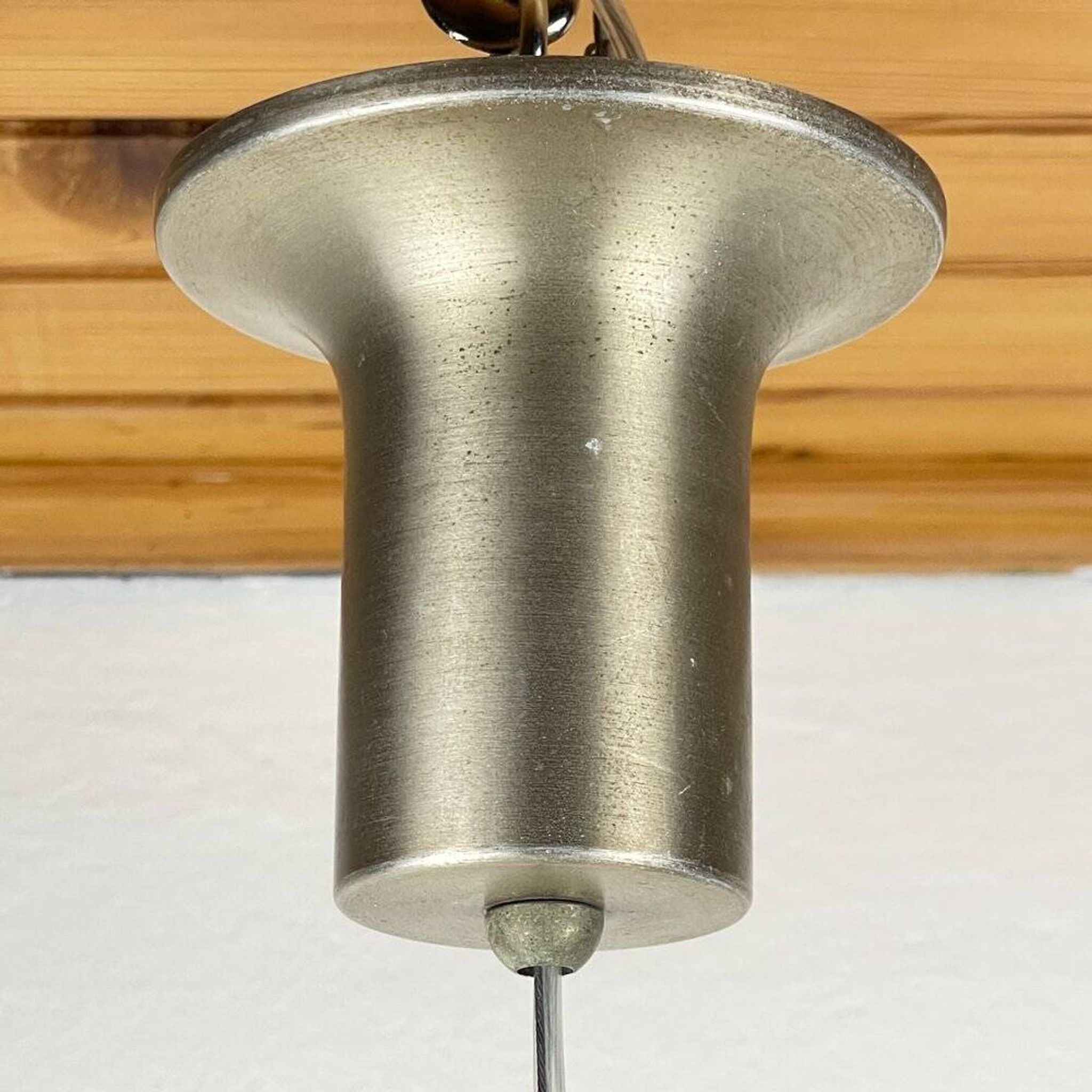 Modern Italian glass pendant from the mid-century, 1960s.