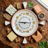 Vintage Cheese Plate Gien France Handmade decor My Kitchen