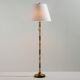 MK10968 Brass and crystal floor lamp