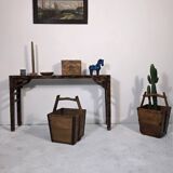 Console en bois, Chine début XXème