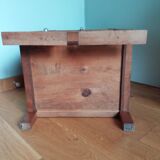 Art deco wooden bedside table