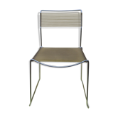 Chaise chrome,  scoubidou