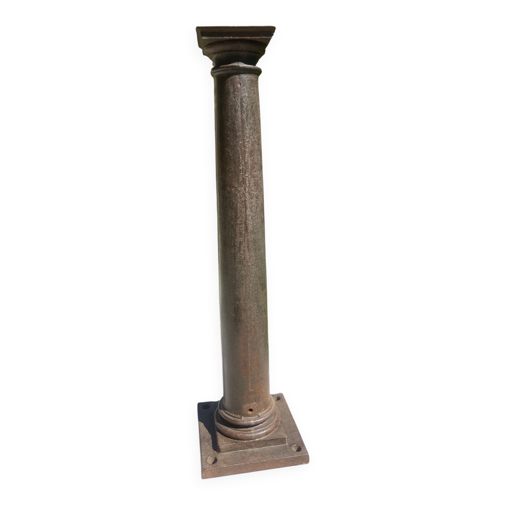 Column in antique cast iron