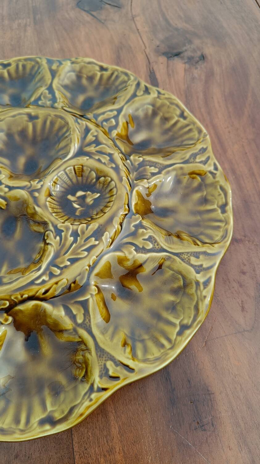 Vintage oyster service Gien – ceramic