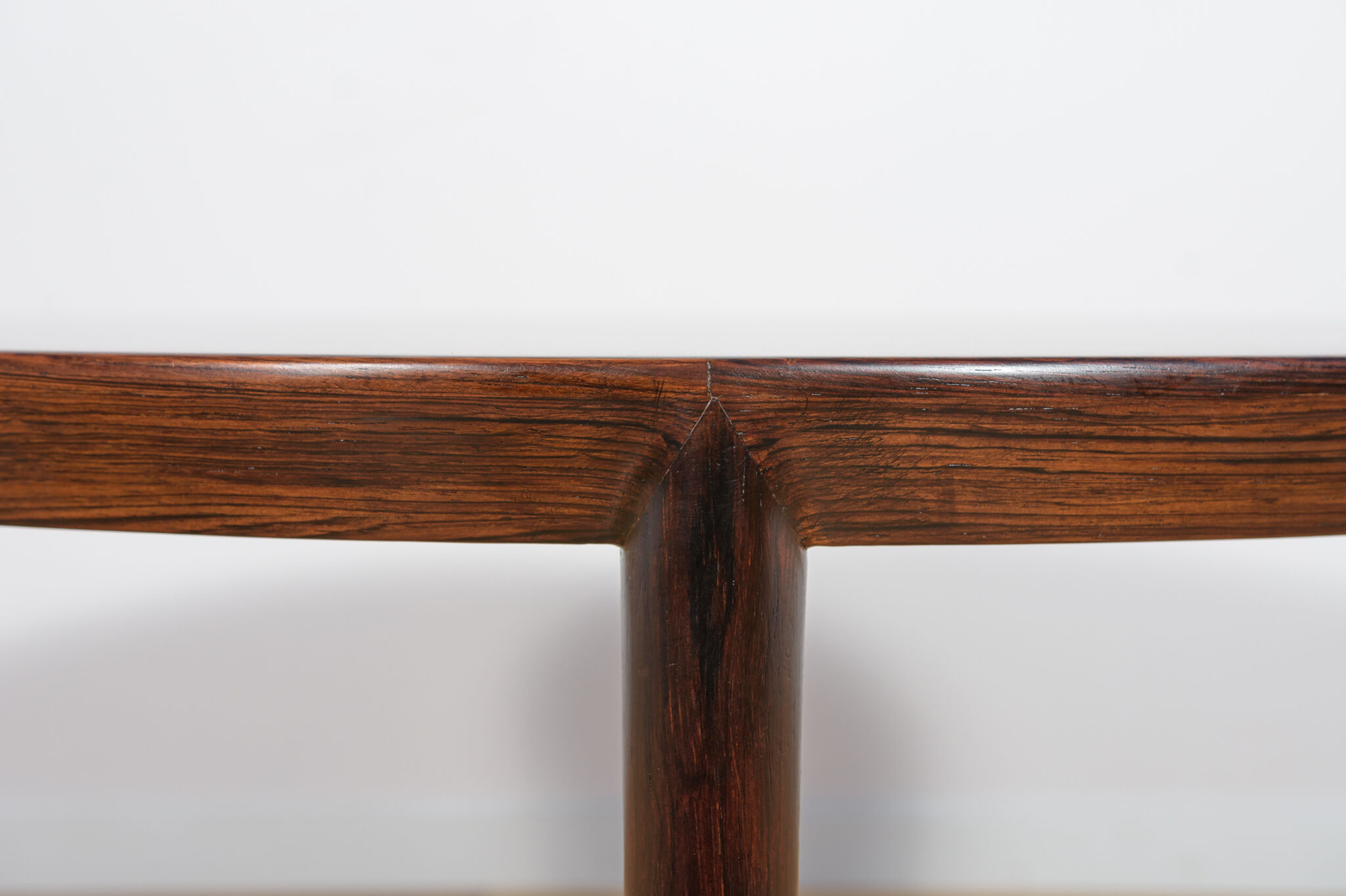 Mid-Century Round Rosewood Coffee Table by Severin Hansen for Haslev Møbelsnedkeri, 1960s