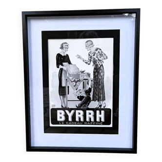 Authentic press advertisement from 1930 for the famous BYRRH aperitif