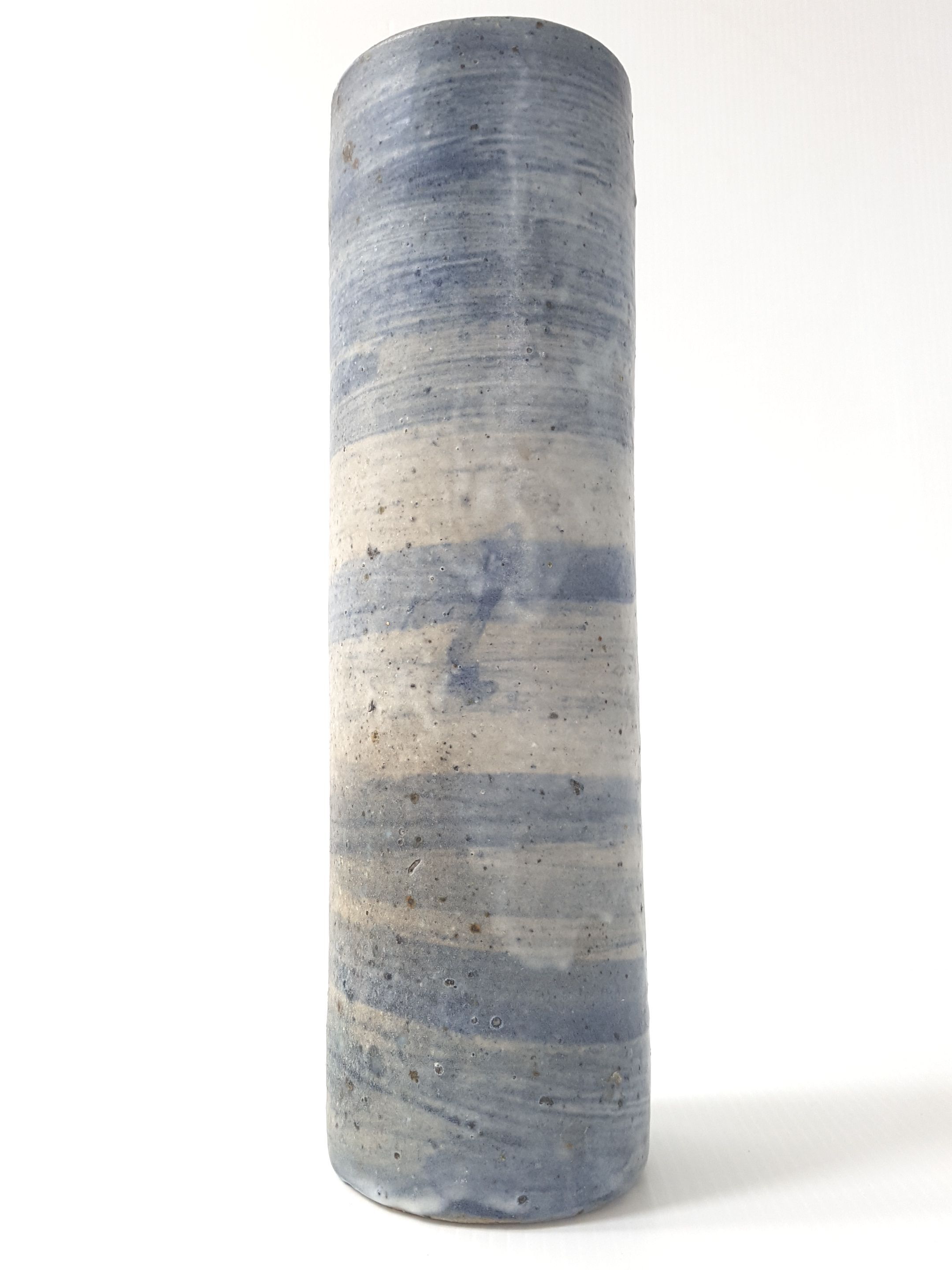 Roll in 1970 vintage stoneware vase