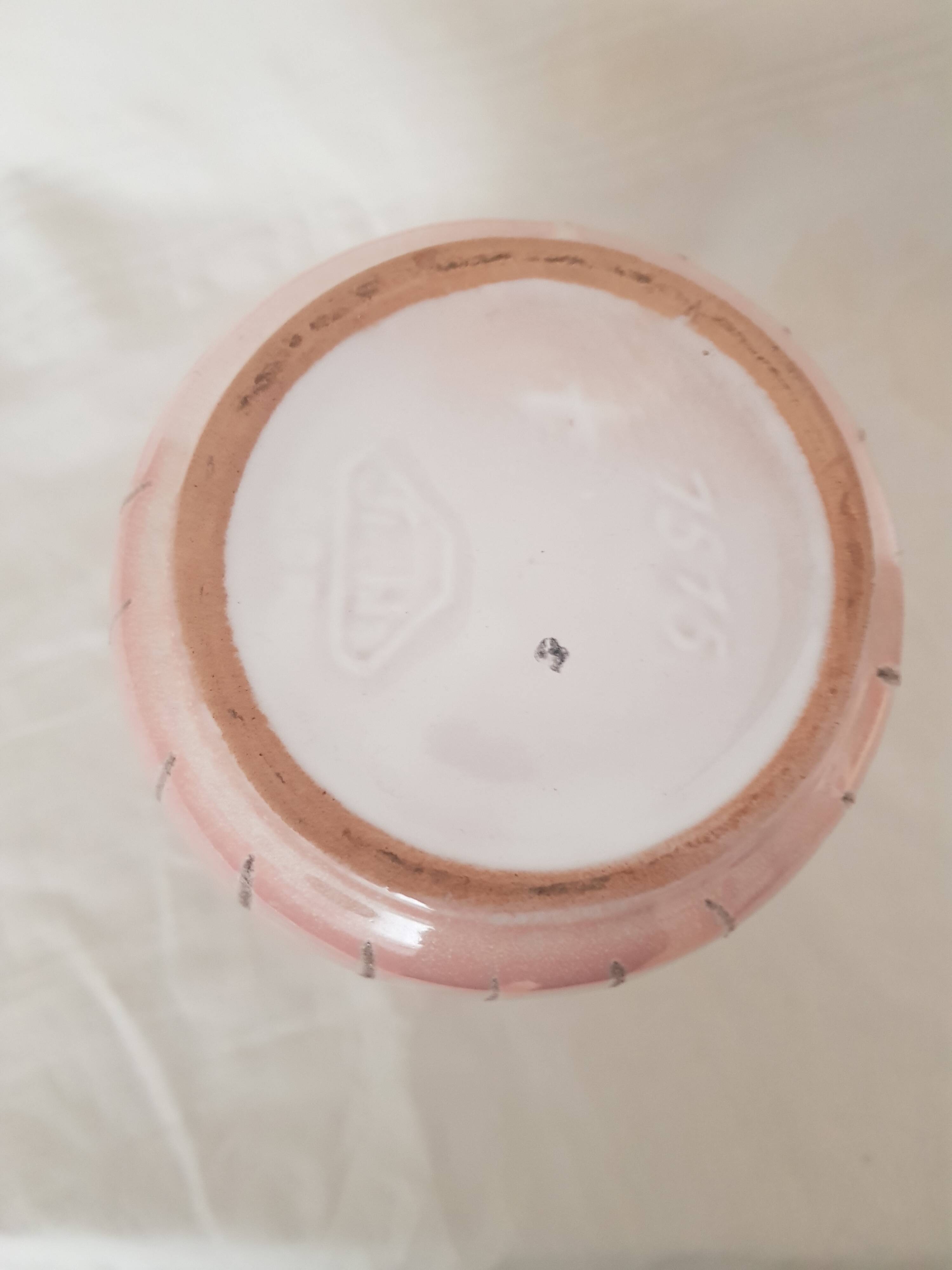 Vintage Strehla Keramik Vase