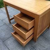 Solid oak desk 70s