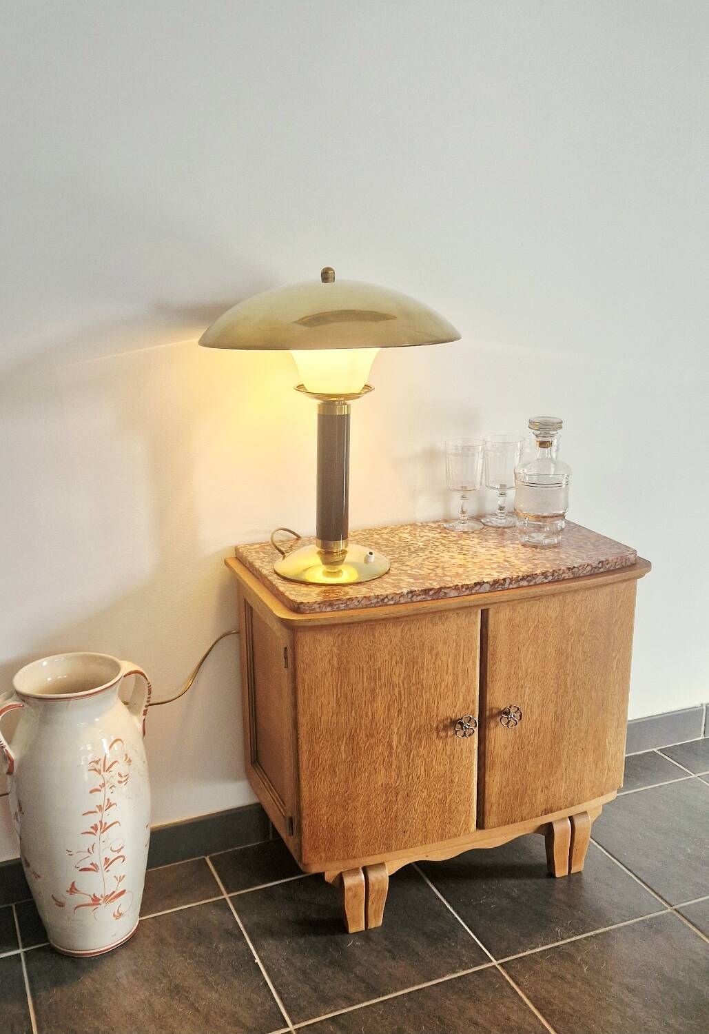 Art Deco style furniture - Oak and beech - 1950s